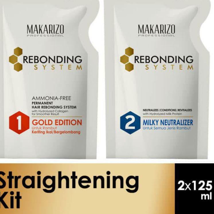 PALING AMPUH✌️>>> Makarizo Rebonding gold edition / Super Gold