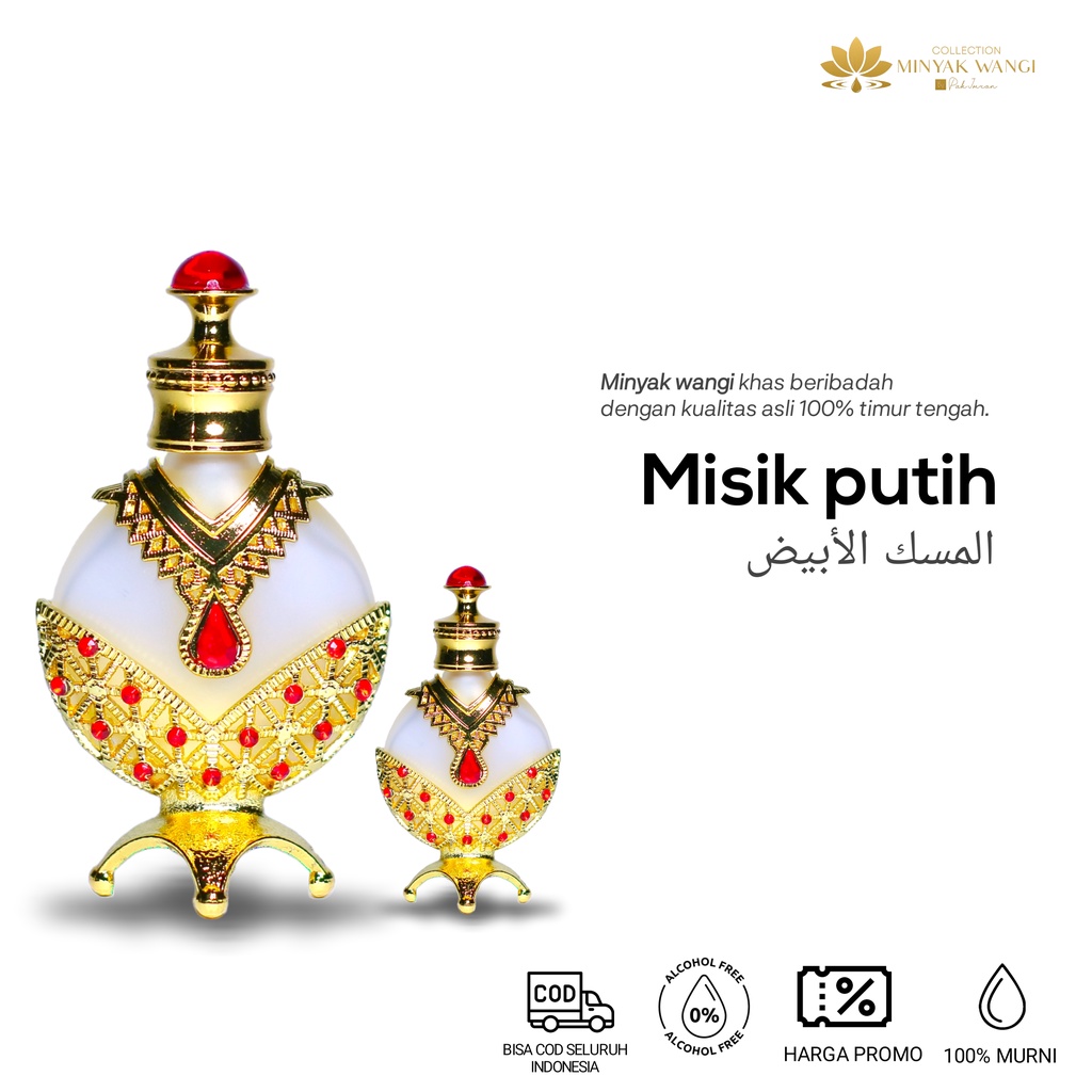 MISIK PUTIH ukuran 3ml-12ml