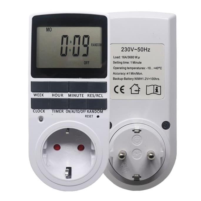Terlaris Terminal Listrik Digital Timer Saklar Otomatis Timer Switch Taffware