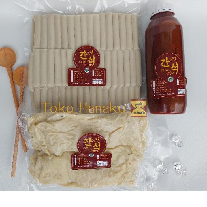 

☊ PAKET KELUARGA TIGA TOPOKI ODENG SAOS GOCHUJANG TOPOKKI TOPPOKI CEMIL KOREA ▲