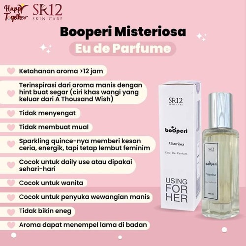 SR12 BOOPERI PARFUME 30 ML / TAHAN HINGGA 12 JAM / PARFUM UNISEX / EAU DE PARFUME (EDP)