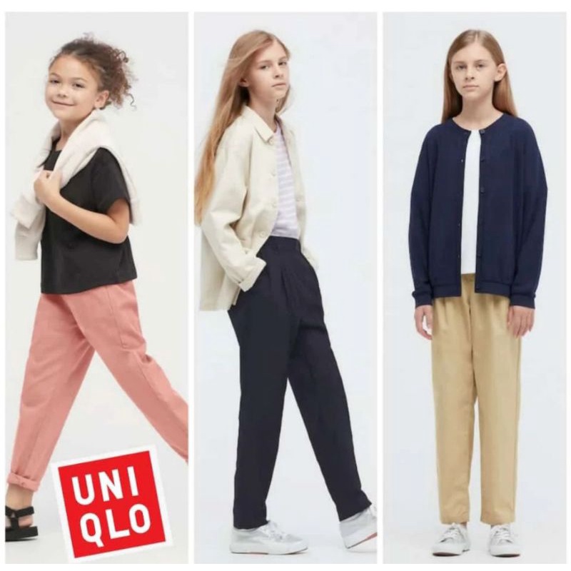 CELANA PANJANG UNIQLO ANAK CEWEK,, CELANA ANAK CEWEK UNIQLO
