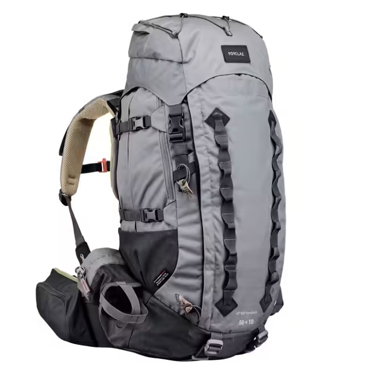 FORCLAZ MT900 Symbium Tas Ransel 50+10L Trekking Backpack Pria