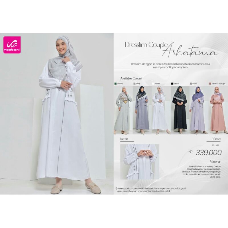 Couple Arkatama Rabbani - Dresslim Arkatama Rabbani - Kemko Arkatama Rabbani - Sarimbit Rabbani Terb