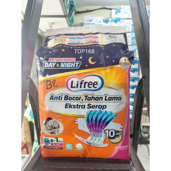 Lifree popok dewasa perekat ukuran M L XL