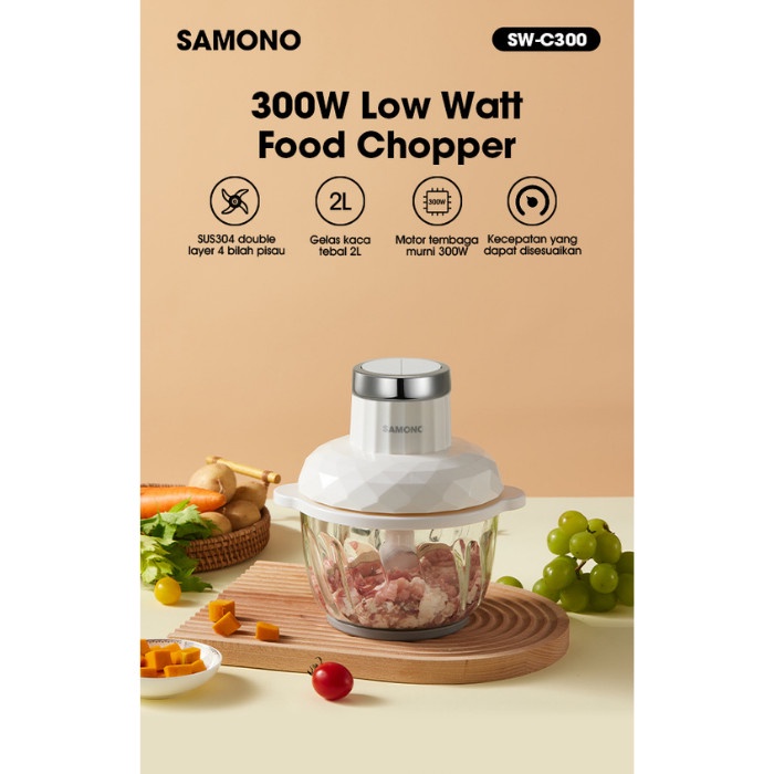 SAMONO FOOD PROCESSOR SW-C300 FOOD CHOOPER MULTIFUNGSI