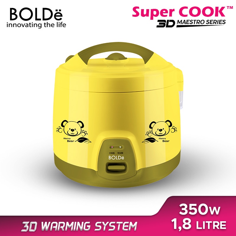 BOLDe Super Cook Maestro Series 1,8 Liter - Rice Cooker Magic Com Penanak Nasi