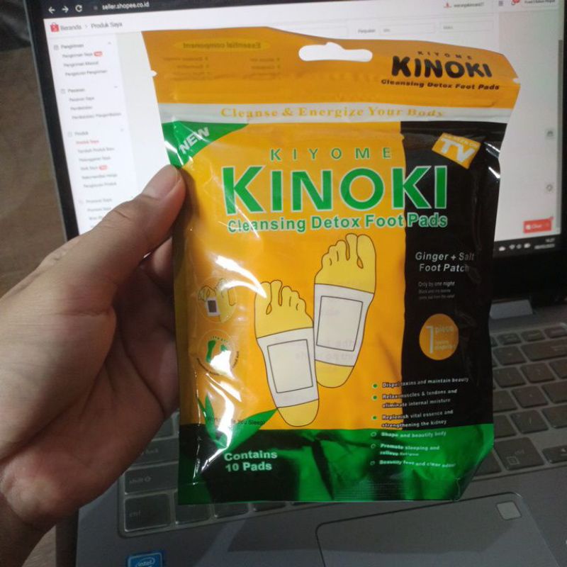 [ 10 PCS  ] KINOKI GOLD KOYO DETOX KAKI ORIGINAL HARGA PER BOX ISI 10 PAD