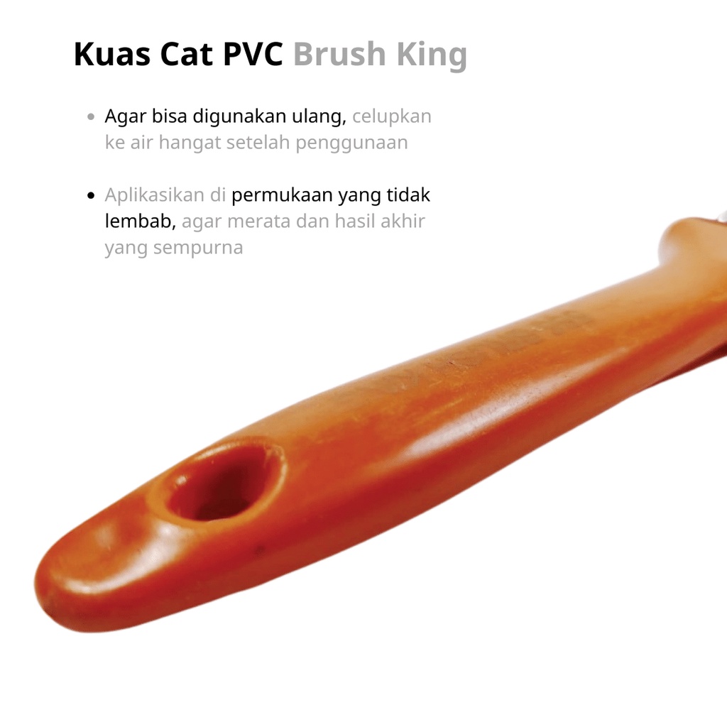 Kuas Cat Tembok PVC Brush King 555 585 Tebal