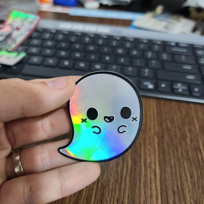 

Sticker Hologram Anime - PSH1483 - Kawai Ghost