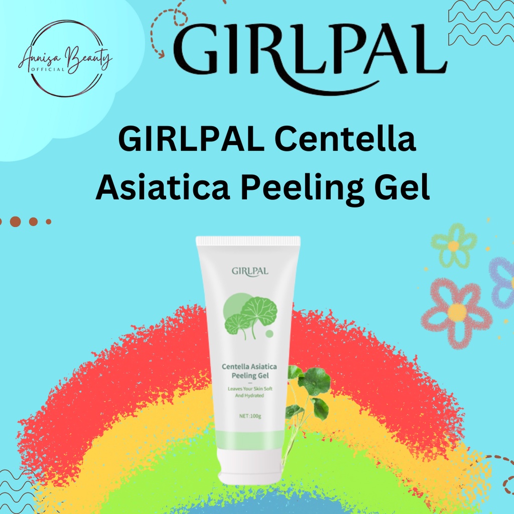 [BPOM] GIRLPAL Centella Asiatica Peeling Gel 100g Facial Glowing Blackhead Cleaner Body Exfoliating Mencerahkan Dan Mengangkat Sel Kulit Mati