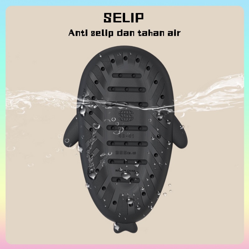 Sandal wanita slop terbaru kekinian Sandal hiu dewasa wanita import Sandal jelly karet wanita kualitas tinggi Sandal slip on wanita murah