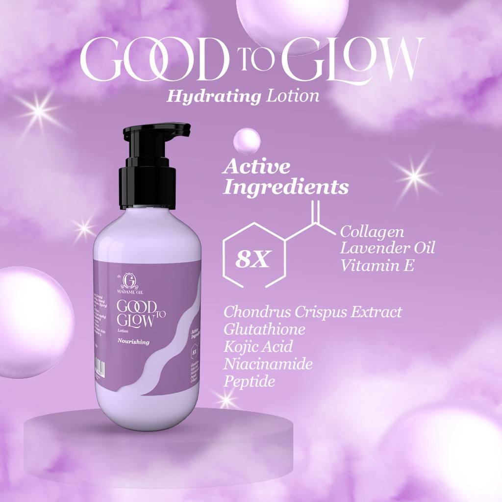 Madame Gie Good to Glow Bodylotion Whitening Bpom