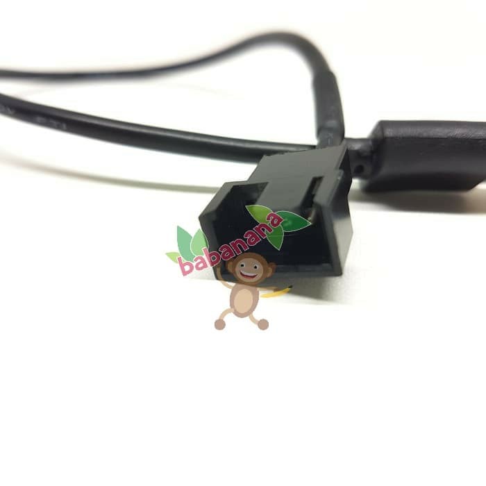 KABEL KONVERTER USB TO 4 PIN PWM 4PIN ADAPTER CABLE KABEL FAN KIPAS ADAPTOR PC LAPTOP ROUTER COOLER COOLING