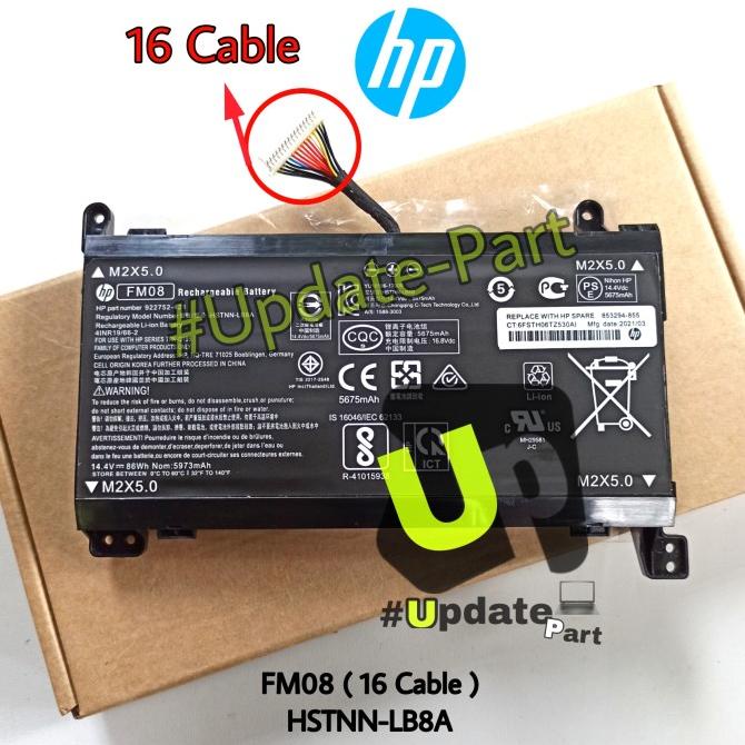 Baterai Hp Omen 17 17-AN 17-AN014TX 922752-42 FM08 HSTNN-LB8B 8Cell
