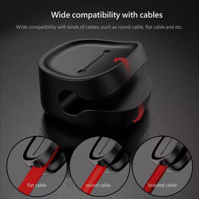 

Baseus Cable Organiser Magnetic Clip Peas Kabel Organiser Slot