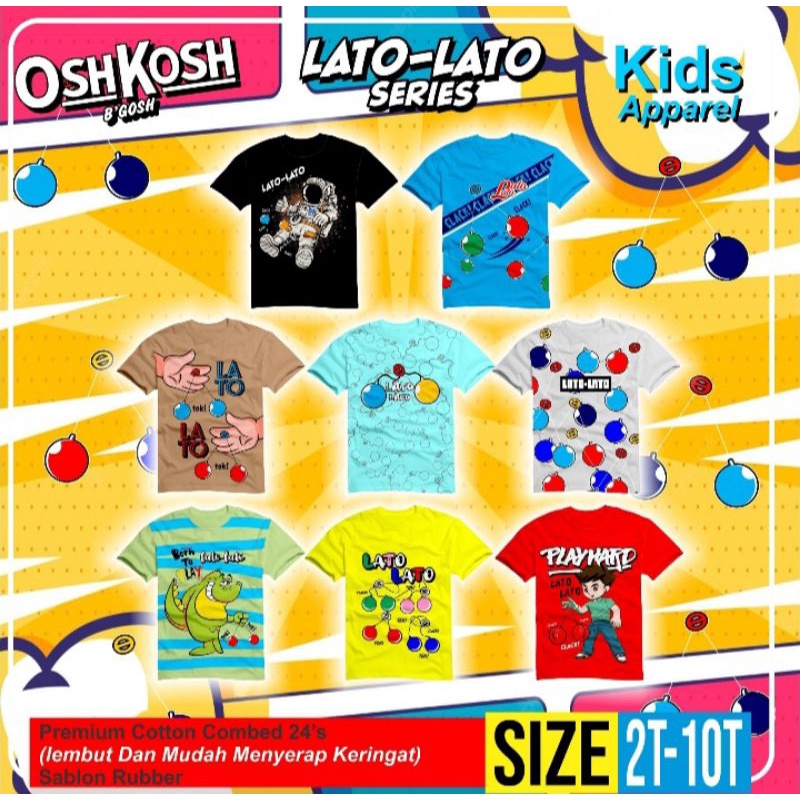 Kaos anak laki-laki lato-lato