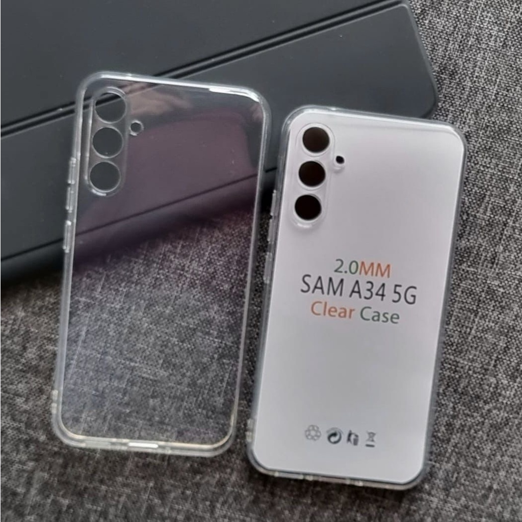 Softcase HD Clear TPU Samsung A24 A14 A34 5G A54 A13 A53-5G A33-5G A73 A72 A52 A52s A32-4G A32-5G A22 A23-New Kondom Karet Soft Case TPU Bening Glossy Original/Silikon-Silicon-Silicone/Fuze/Airbag Anti Fall Slam Tebal-Thick 2022/ Protection Casing HARD