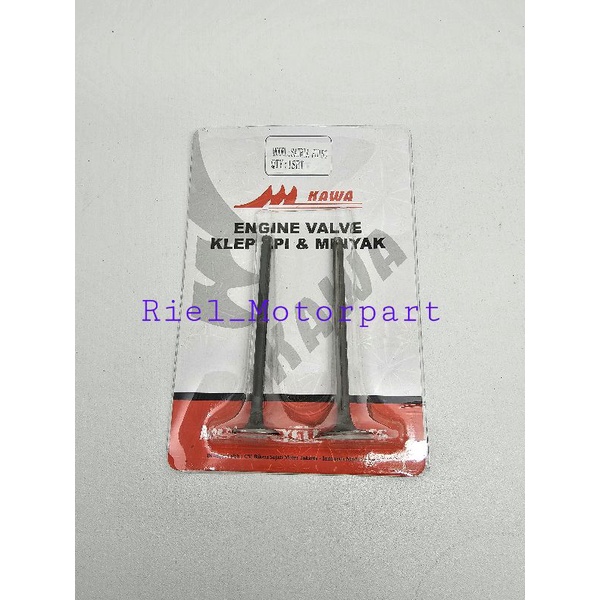 Klep Set (KAWA) SATRIA FU 150  / FU150 payung valve klepset klep api minyak KAWA