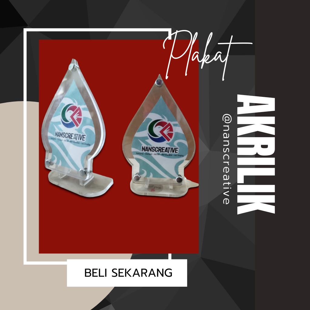 Plakat, Trophy Wisuda akrilik Cepat, Bagus, Murah