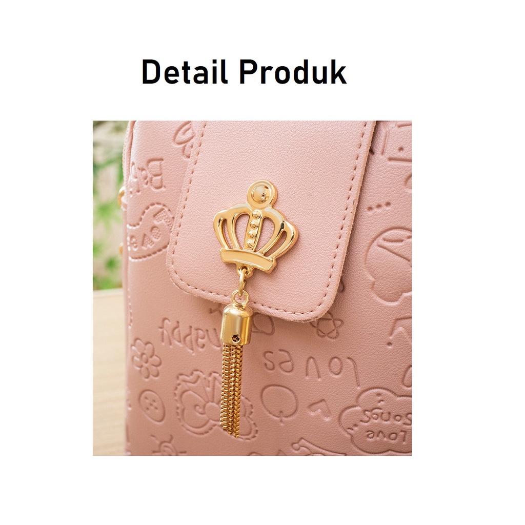 TS55 Tas Selempang Wanita Tas Slempang Wanita Tas HP Tas Bahu