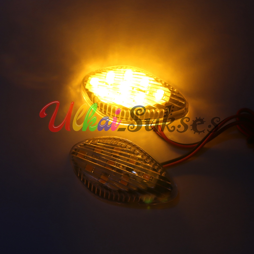 Lampu Sen New Variasi LED Sen Oval Universal Murah Laris Lampu Variasi Motor Lampu Fariasi Motor Lampu Sen Motor Variasi Lampu Sen Variasi Lampu Motor Custom