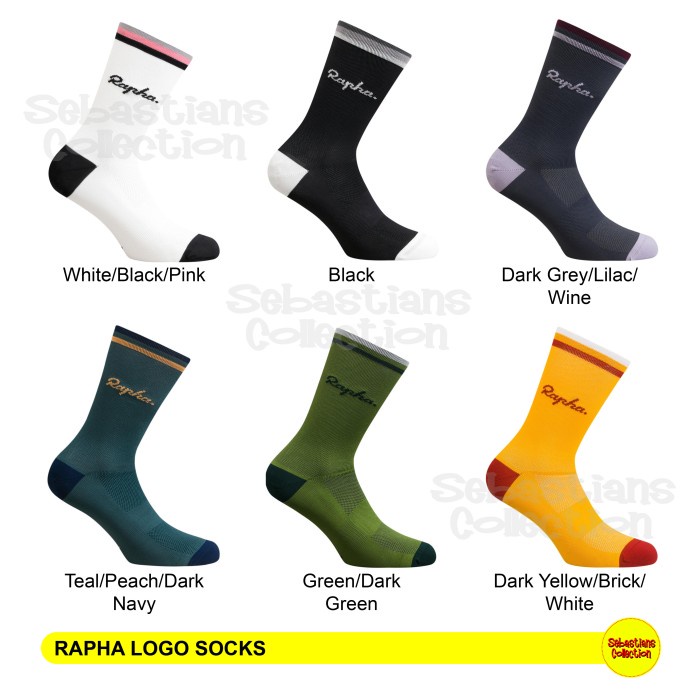 Terlaris Set Rapha Logo Socks - Rapha Socks Original - Kaos Kaki Rapha Original