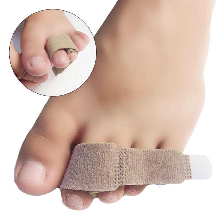 Pelurus Jari Kaki Hallux Valgus Bunion Separator Bandage 6 PCS Corrector Sleeve Perlengkapan Olahraga Kaki Cidera