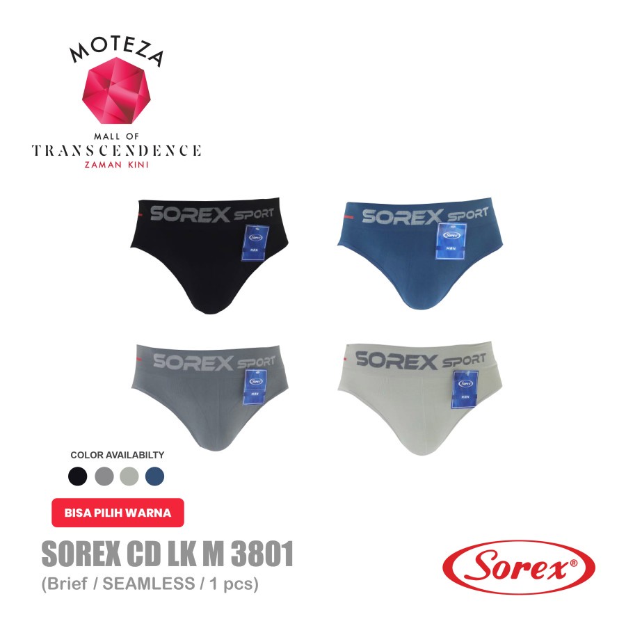 Moteza Sorex Celana Dalam Pria Terlaris 3802 / 3902 / 3003 / 3801