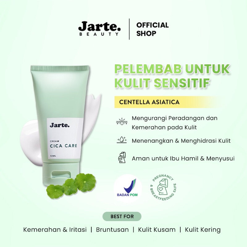 ⭐BAGUS⭐ JARTE Cica Care Series| Gentle Wash | Toner | Ampoule | Moisturizer Cream)