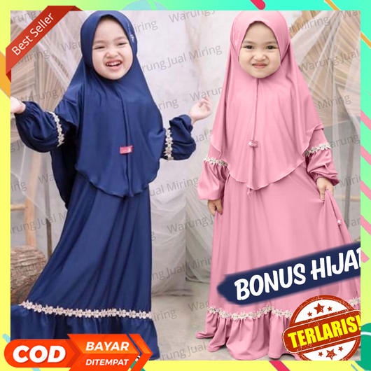 Gamis Anak Cewek Tanggung Umur 9 12 Thn Terbaru 2023 3 4 Tahun 8 7 1 10 5 Pakaian Games Model Simpel