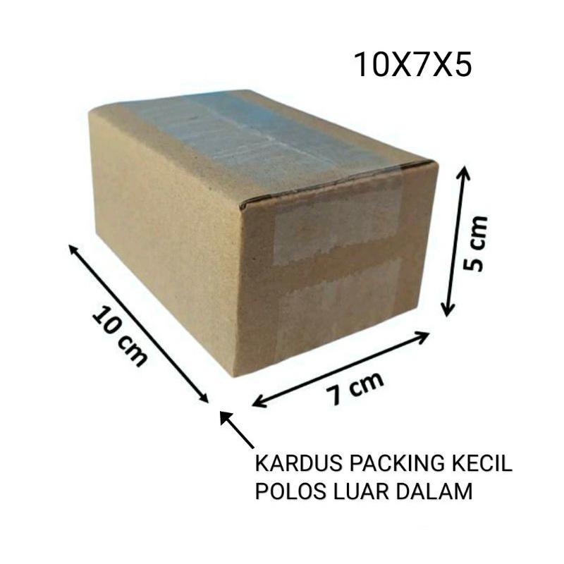 

Kardus Box 10 x 7 x 5 cm Karton Dus Polos Viral