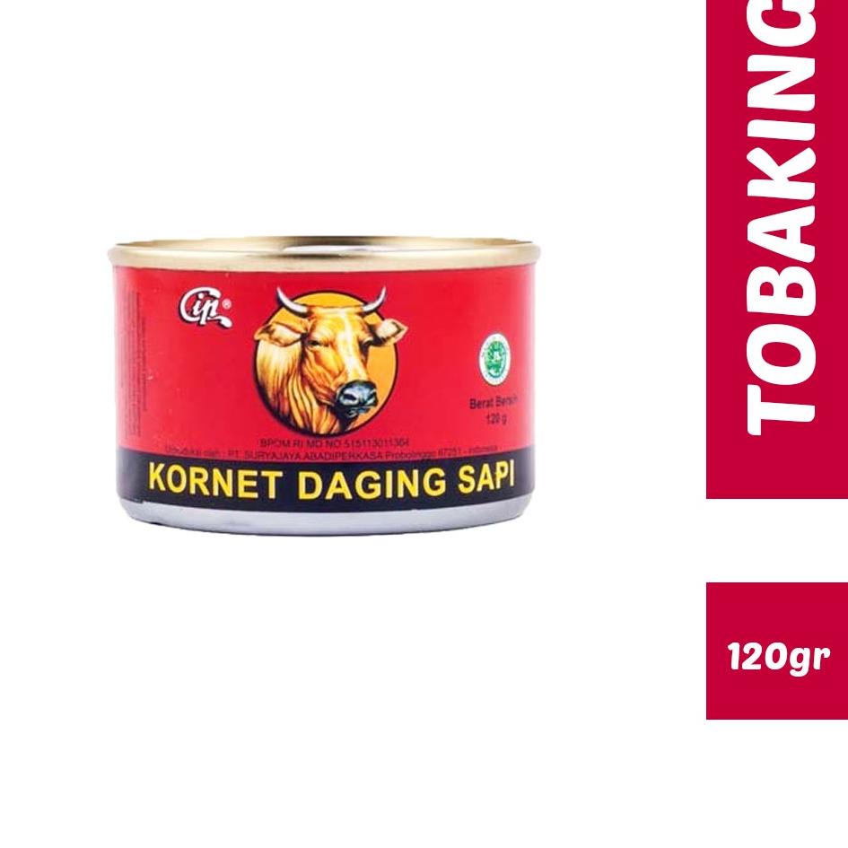 HOT Kornet Sapi CIP 120 gr HALAL Corned Beef