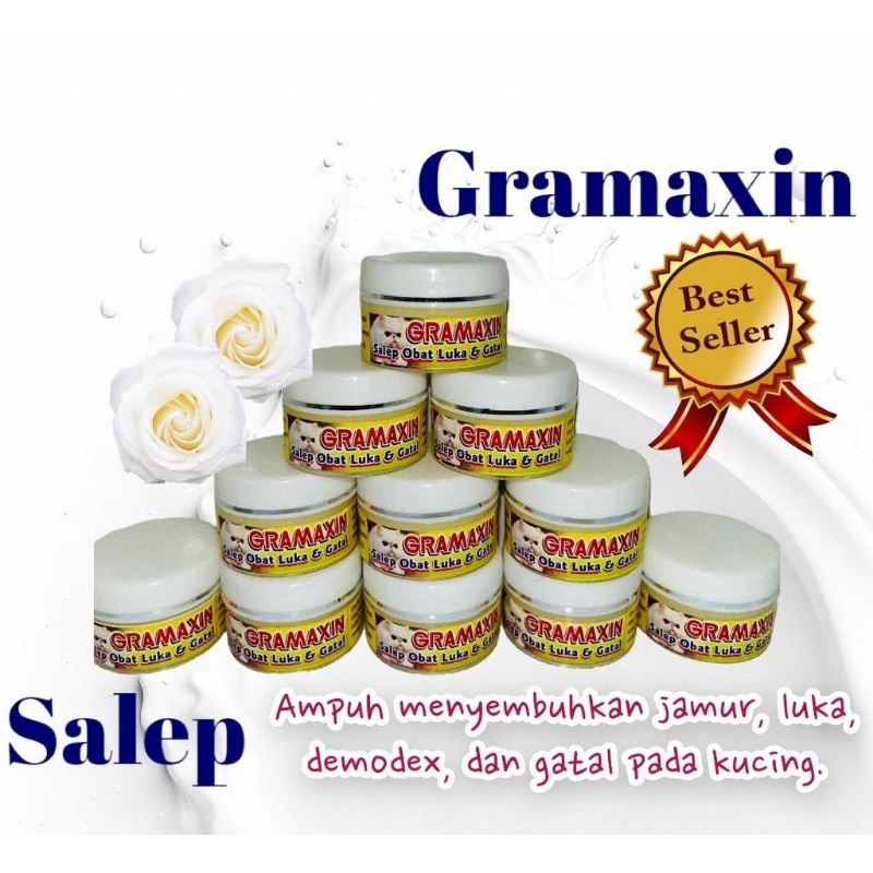 GRAMAXIN SALEP GATAL, JAMUR, LUKA, DLL KUCING