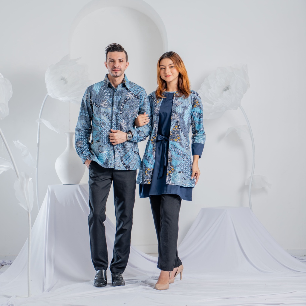 Mandalika Couple Baju Kondangan Batik | Batik Sarimbit Terbaru