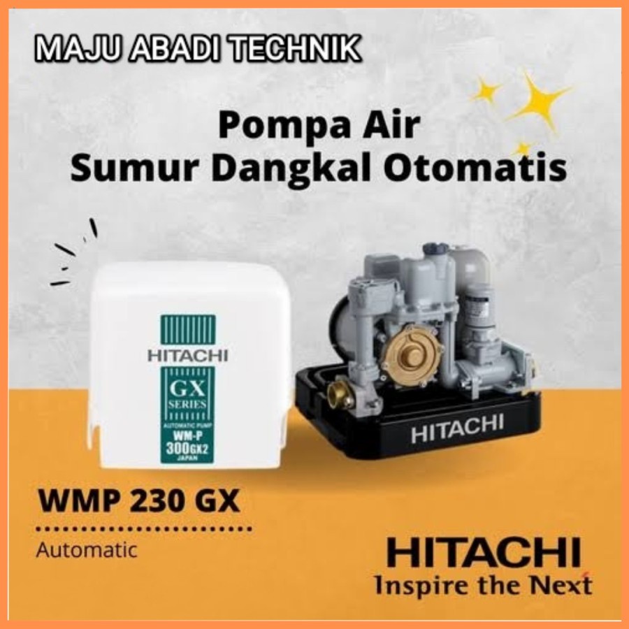 Pompa Air Hitachi WP-230GX Pompa Booster Pump Pompa Pendorong Hitachi