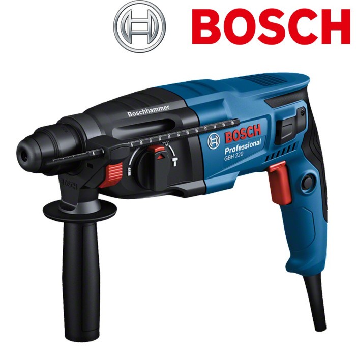 Produk Terbaru Bosch Gbh 220 Bor Beton Listrik Rotary Hammer Gbh220 2A60K0