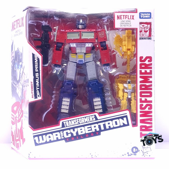 Autobot Optimus Prime Wfc-11 Battle 3 Pack Transformers Wfc Trilogy #Original