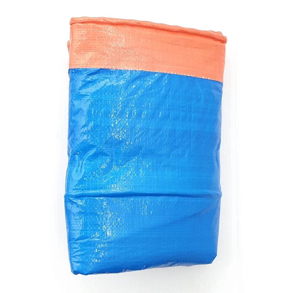 Rajawali ORI 100% Super UV A3 2x3 Meter BIRU MUDA ORANGE Terpal Plastik PREMIUM Bagus Awet Dan Murah