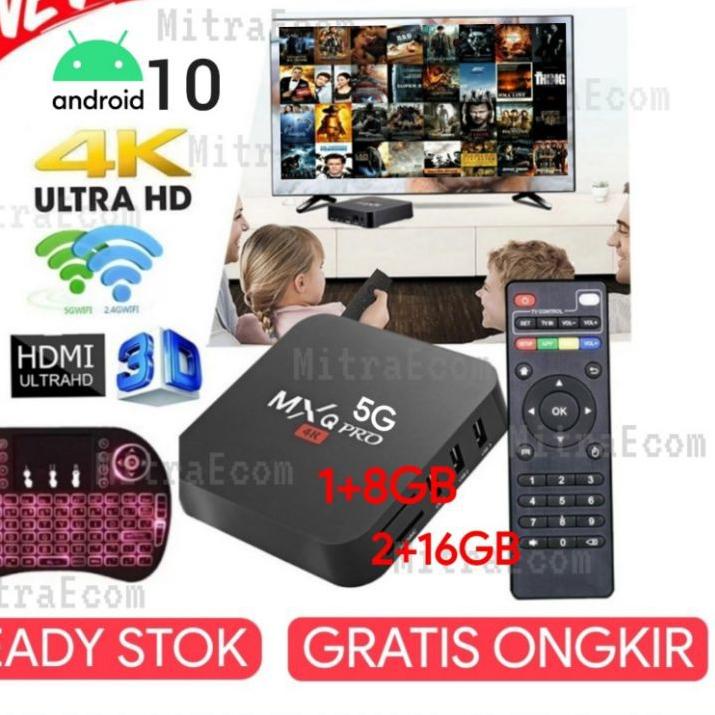 ◊ Android Set Top TV BOX MXQ PRO 5G RAM 2GB+16GB & 4GB+32GB 1GB+8GB 4K Smart TV Box MXQ Pro 5G ➬