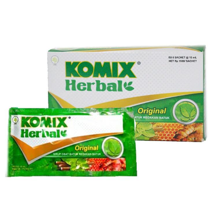 

【Penjualan Terbaik】✅COD Komix Herbal Original 1Kotak Isi 6 Sachet