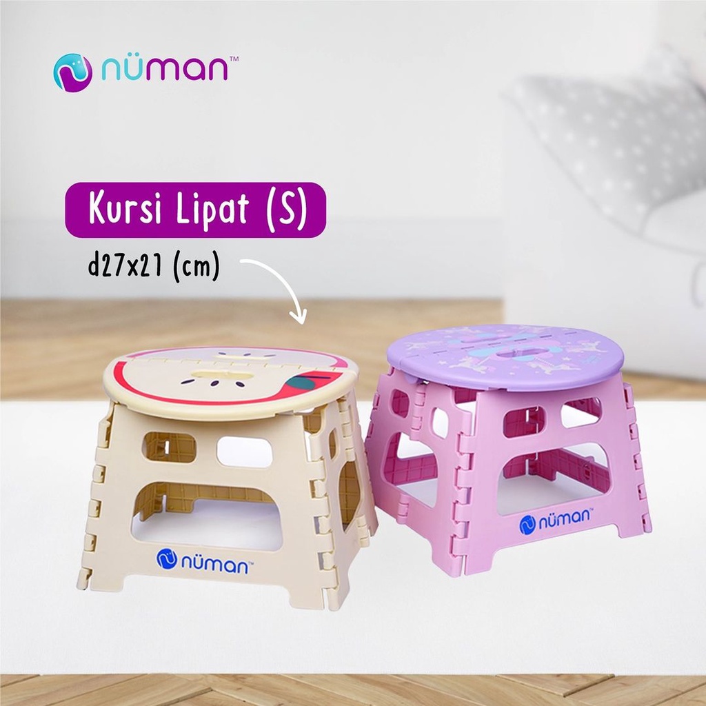 Numan - Kursi Bangku Lipat Plastik S Tinggi 21 cm