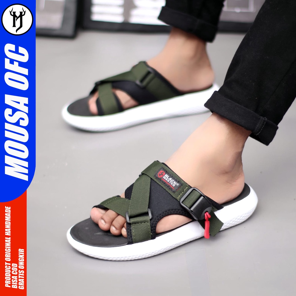 Sandal Slide Pria Casual Sendal Selop Original Mousa Mande