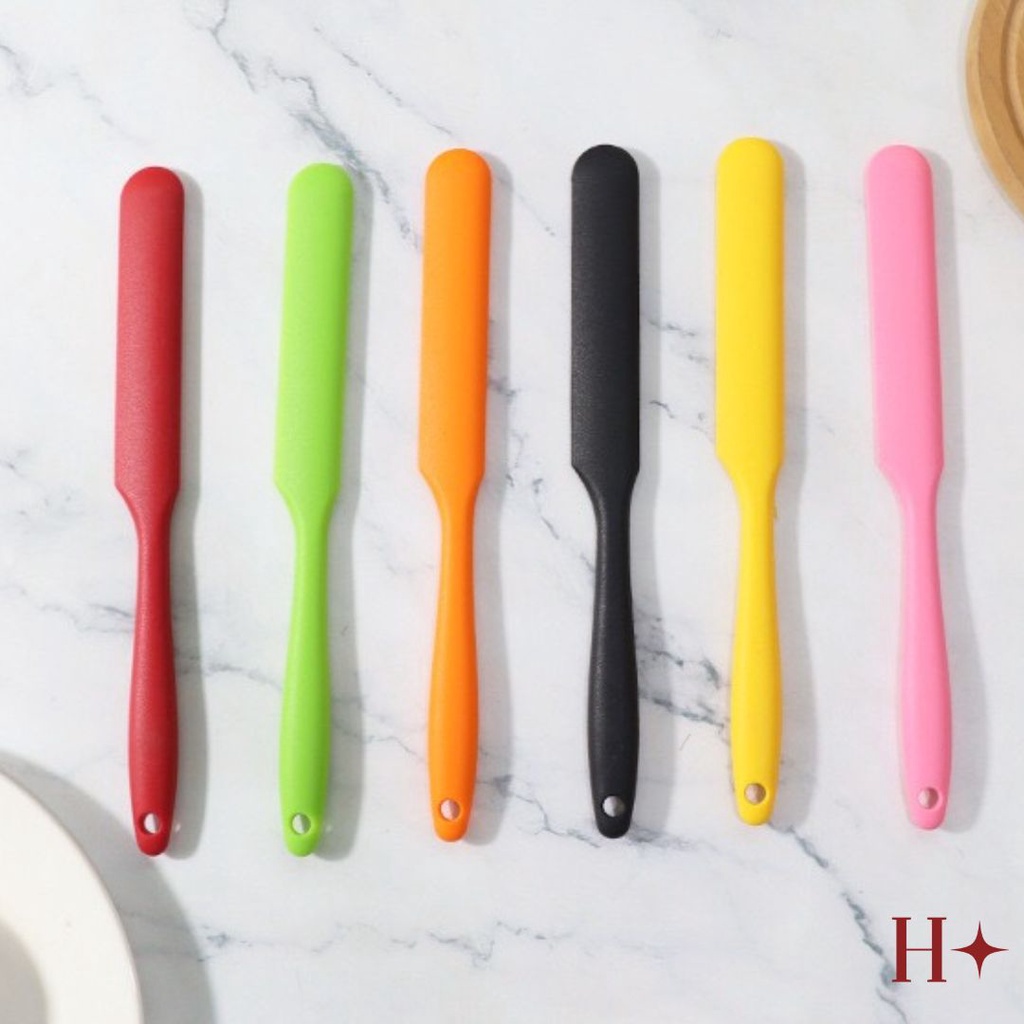 H✦ Kurimuera Spatula Silikon Krim Mentega Butter Cream Jam Silicone Spatula Scrapper