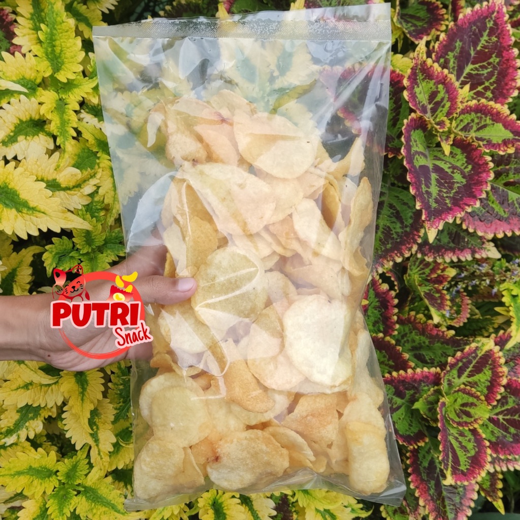 Keripik Kentang Kriuk 500gr Extra Seblak Daun Jeruk