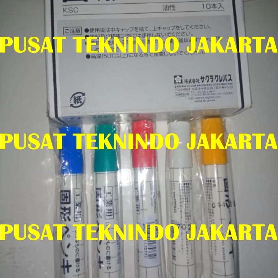 

SAKURA SOLID MARKER FOR STEEL / SEPIDOL PENANDA BESI PERMANEN SATUAN