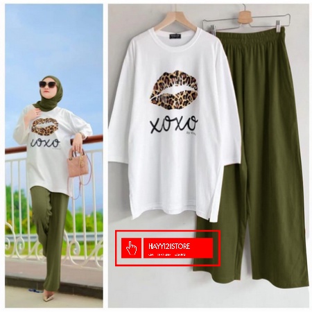 BAJU WANITA TERBARU KEKINIAN MODIS SETELAN BAJU KAOS TRAINING ATAS BAWAH FULL BABYTERRY