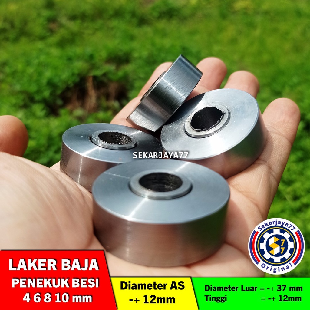 Sparepart alat penekuk besi alat tekuk besi Klaker Laher Bearing 6301 Di Bubut Custom SP77002