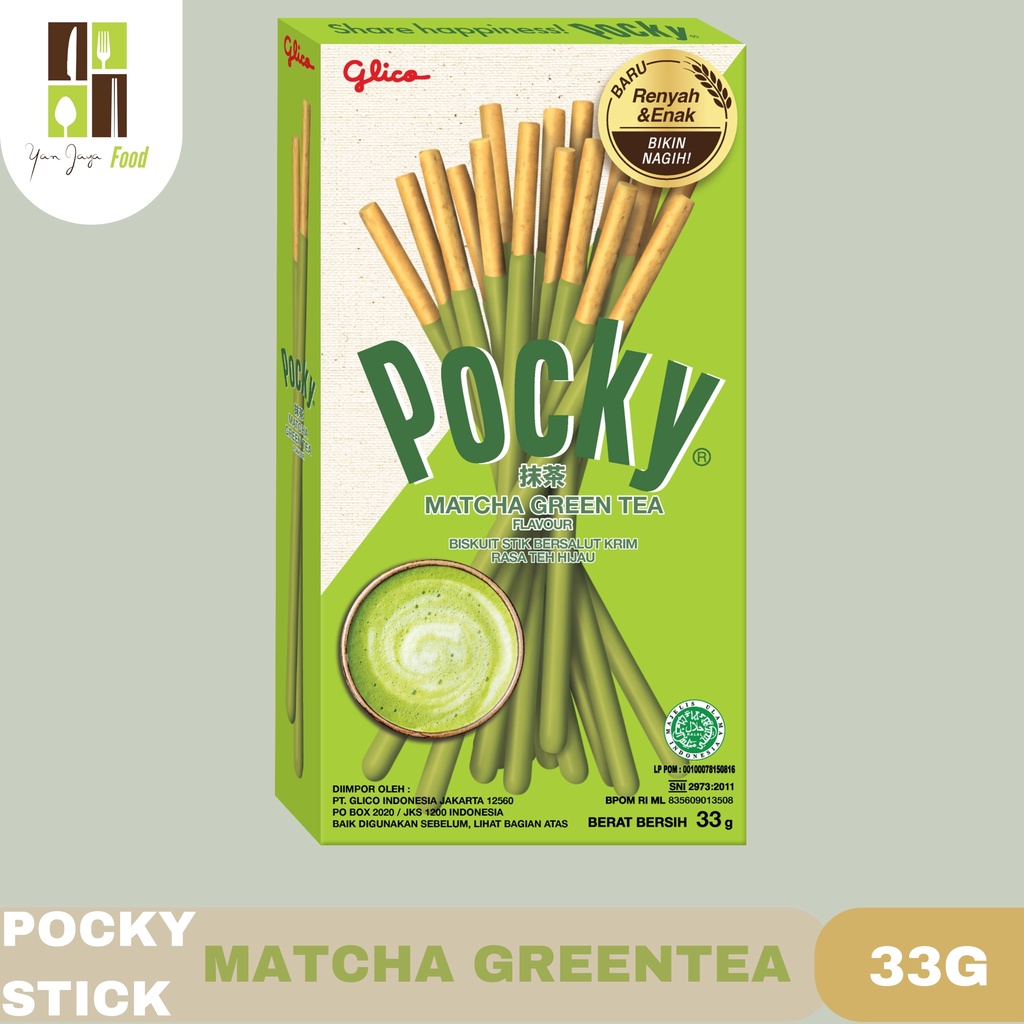 Glico Pocky Stick /Biscuit Stick Matcha/Strawberry/Coklat/Cookies&amp;Cream/Choco Banana