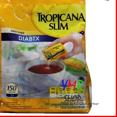 

✱ Gula Tropicana Slim Diabtx Sweetener Jagung Diet 150 Sachet Halal ✺